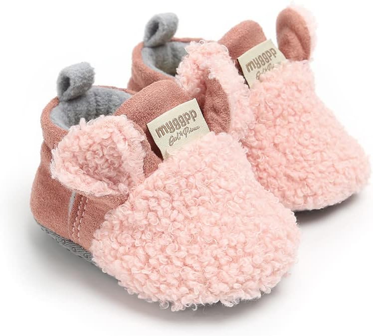Baby Booties Cozy Fleece Slippers Soft Baby Shoes - Image 3