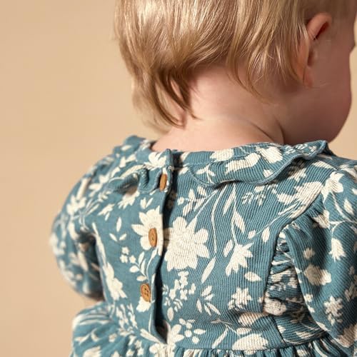 Modern Moments by Gerber Baby Girls' Long Sleeve Long Leg Ruffle Romper - Image 5