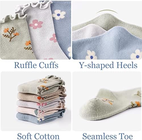 Toddler Girl Ruffle Socks Baby Girls Knee High Socks - Image 5