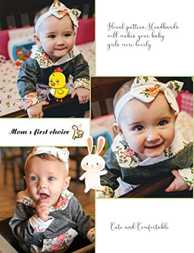 oklady Baby Girl Clothes, Hoodie Tops Floral Pant - Image 5