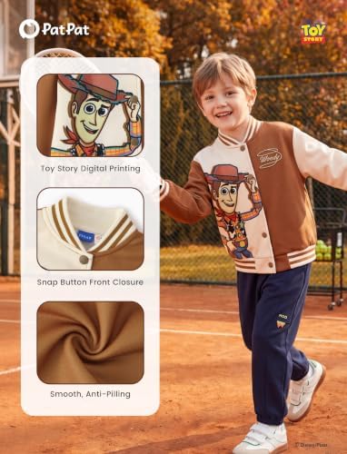 Disney Bomber Jacket Spider Man Marvel Toy Story Cars Varsity Cardigan2-13Y - Image 6