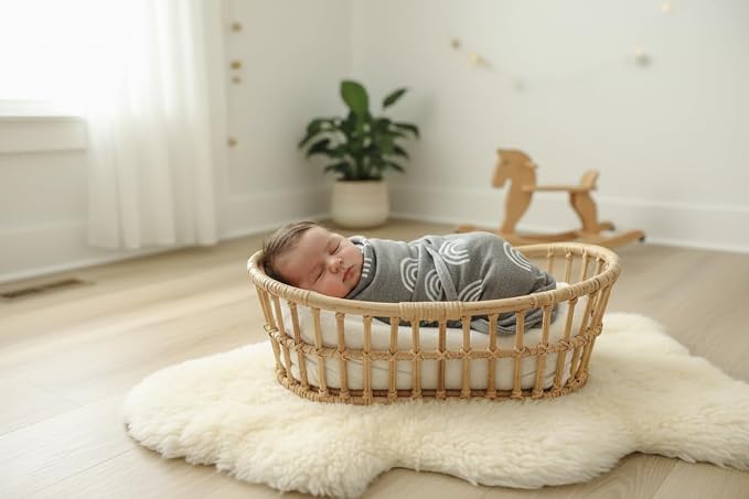 Gender Neutral Receiving Blanket 100% Cotton Buttery Soft Cozy Receiving - Image 6