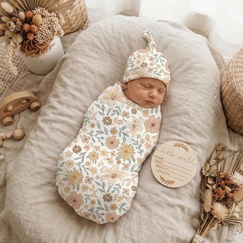 Newborn Receiving Nursery Flower Blanket Baby Swaddle Wrap - Image 5