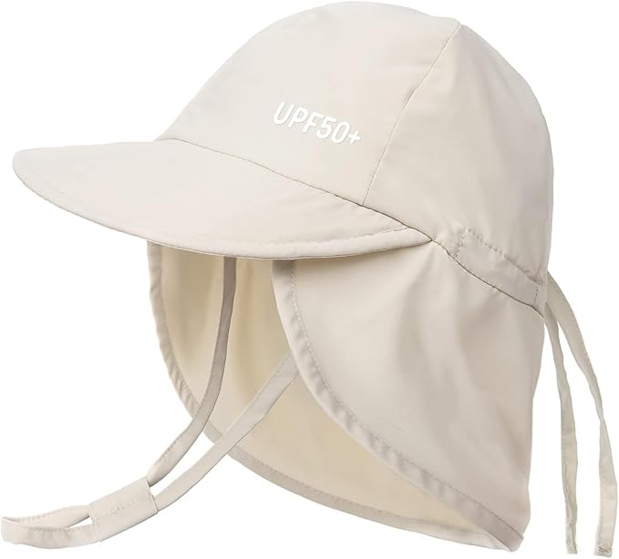 FURTALK Baby Sun Hat with Neck Flap UPF 50+ Toddler Quick Dry Swim Hat | UV by FURTALK