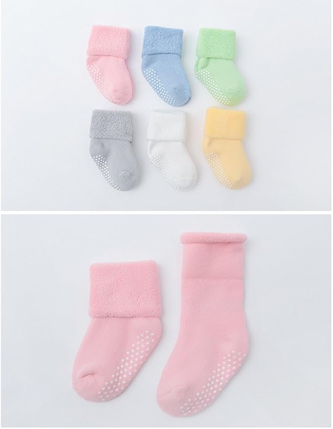 VWU Baby Toddler Kids Cotton Socks - Image 5