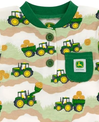 John Deere Baby Boys' One Piece Romper Newborn to Infant - Image 6