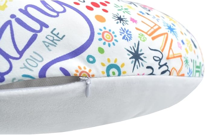 Boyoung Stretchy Nursing Pillow Covers Ultra Soft Slipcovers for Breastfeeding for Baby Girls Boys, Feeding Pillow Cover Fits Standard Infant Support Pillows Positioners Nursing Pillow Case