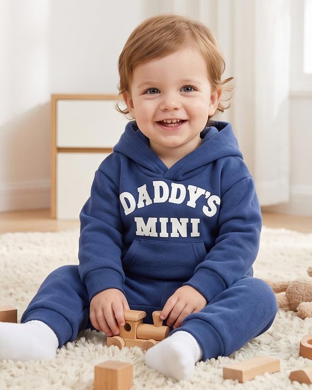 Toddler Baby Boy Fall Clothes Long Sleeve Hoodie Sweatshirts Pants Set Infant - Image 3