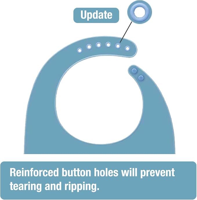 Emptycolor Silicone Adult Bib for Men & Women Waterproof Bib - Image 3