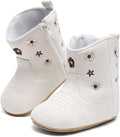 HsdsBebe Baby Boys Girls Western Cowboy Boots Infant Moccasins High Top Booties by HsdsBebe