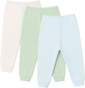 Baby Toddler Joggers Soft Pants for Boys and Girls, 0–24 Months, 2T–4T (3-Pack)