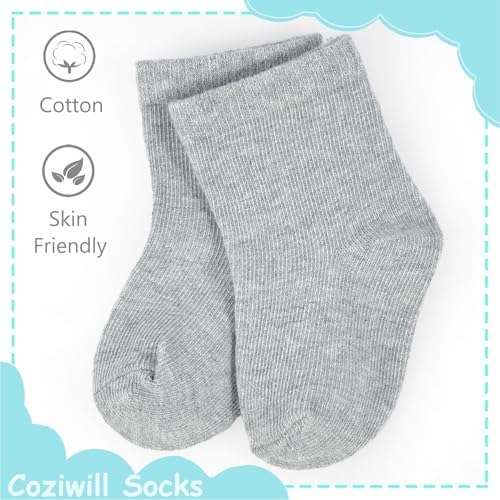 Baby Socks Infant White Crew Socks Baby Girls Soft Newborn Dress Sock Boys - Image 4