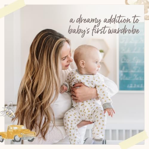 Burt's Bees Baby Boys' Organic Cotton, Sleep and Play Footed Pajamas | Easy zip - Image 9
