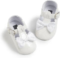 Meckior Infant Baby Girls Soft Sole Bowknot Princess Wedding Dress Mary Jane by Meckior