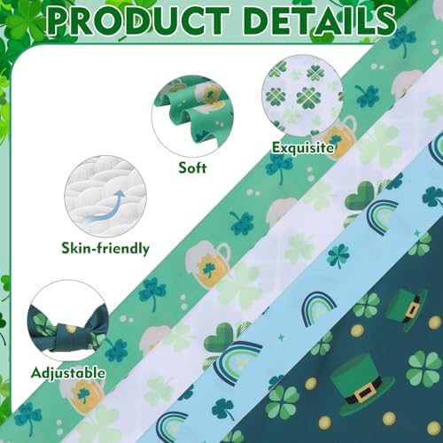 EXPAWLORER St. Patrick's Day Dog Bandanas 4 Pack - Image 5