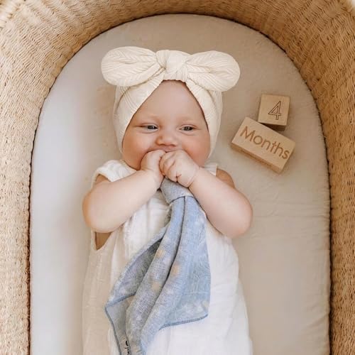 DRESHOW BQUBO Newborn Baby Bow Knot Turban Hat Hospital Hat Baby Infant Beanie - Image 7