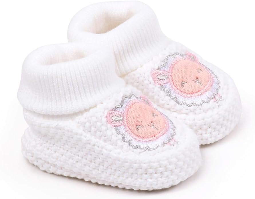 Infant Baby Boys Girls Knitted Booties Soft Cute First Walking Socks Shoes | by WaiHeikki