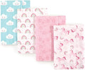 Luvable Friends Unisex Baby Cotton Flannel Burp Cloths, One Size by Luvable+Friends