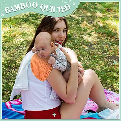 Frienda 8 Pack Muslin Burp Cloths - Image 6