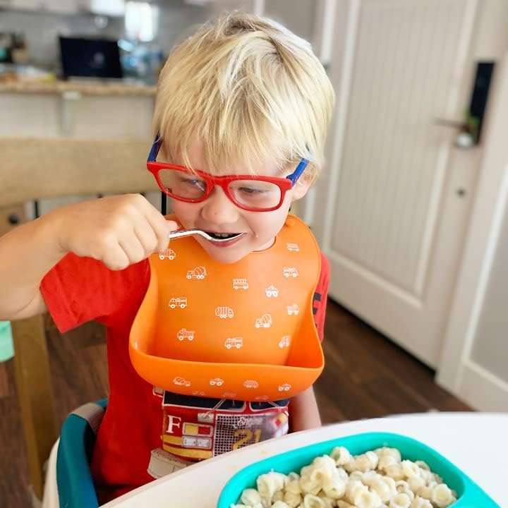Silicone Baby Bibs Adjustable Fit Baby Bib Waterproof Bibs Baby Eating Supplies - Image 7