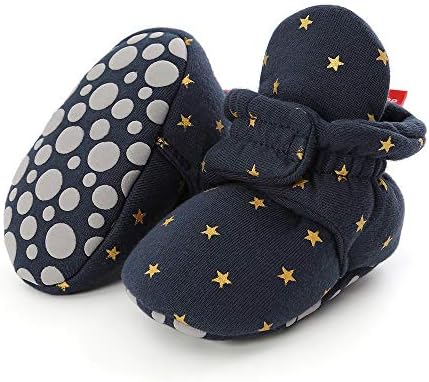HsdsBebe Unisex Newborn Baby Cotton Booties Non-Slip Sole by HsdsBebe