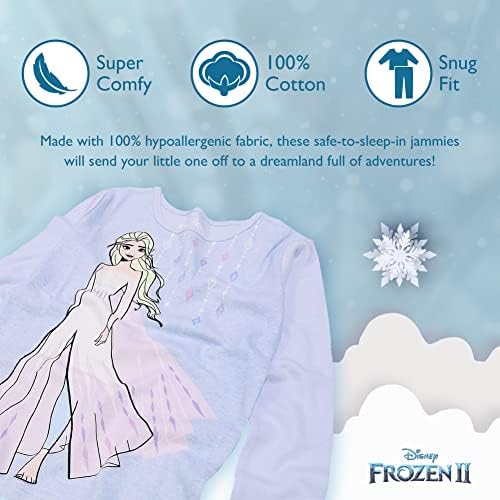 Disney Unisex Kids' 6-piece Snug-fit Cotton Matching Comfortable Pajama Set - Image 3