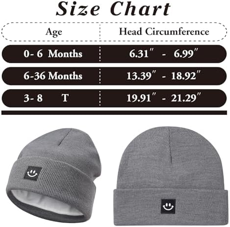 MaxNova 2 Pack Baby Beanie Fleece Lined Knit Toddler Hat - Image 7