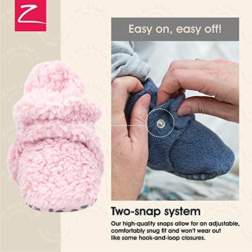 Zutano Baby Furry Fleece Booties - Image 3