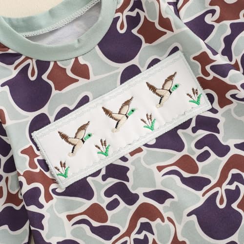 VISGOGO Newborn Infant Baby Boy Oversized Romper Sweater Bodysuits Coming Home - Image 6