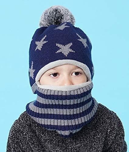 Baby Winter Hat Scarf Set, Unisex Infant Toddler Kids Hat Scarf - Image 6
