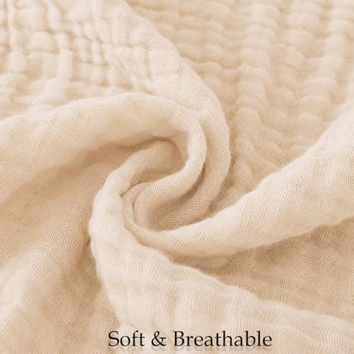 Aablexema Muslin Baby Blanket Set of 2 - Image 3