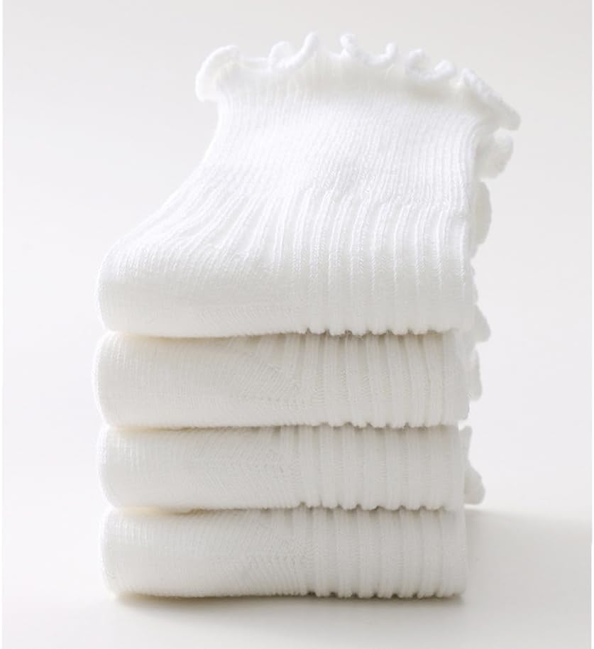 Toddler Girl Ruffle Socks Baby Girls Knee High Socks - Image 7