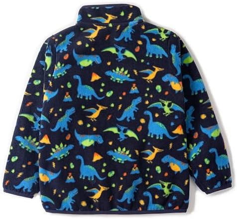 Toddler Boys Girls Fleece Jacket Lightweight Fall Spring 2-12 Years - Image 2