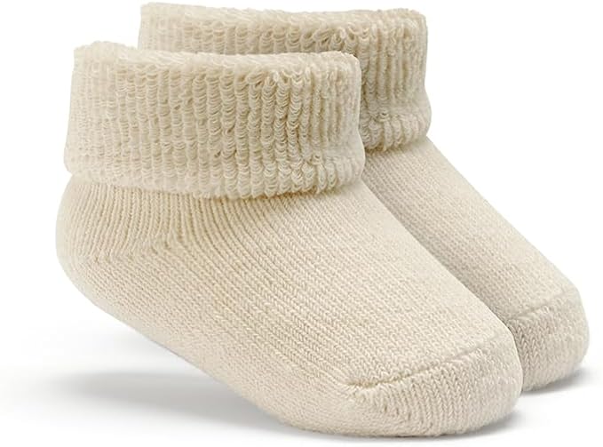 Little Me Baby Socks – 6-Pack Terry Turn Cuff Socks - Image 5