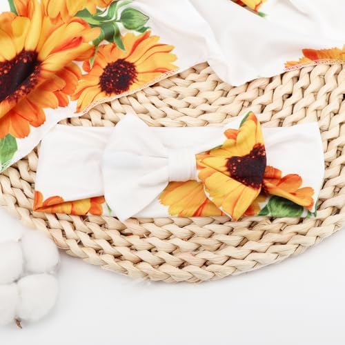 DRESHOW BQUBO Baby Girl Newborn Floral Receiving Blankets - Image 5