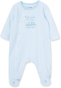 Little Me Clothes for Baby Boys' 100% Cotton Scratch-Free Tag Footie Sleeper by LittleMeChildrensApparel