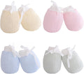 Cute Boys Girls Cotton No Scratch Gloves Drawstring Adjustable Mittens by Adeimoo