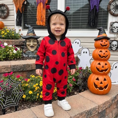 Monster Inc Halloween Baby Boy Girl Outfit Hoodie Rompers Newborn Jumpsuit - Image 2