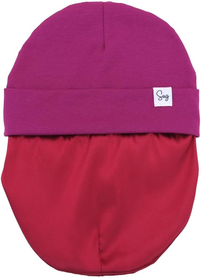 Jersey Beanie Hat for Newborn Baby Boys Girls Silky Satin Lined Hats Bonnet - Image 5