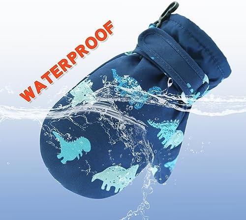 BAVST Toddler Waterproof Mittens Fleece Lined Baby Boys Girls Winter Warm Glove - Image 4