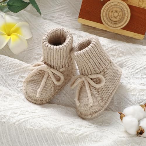mimixiong Baby Booties Newborn Warm Infant Sock Baby Shoes - Image 5