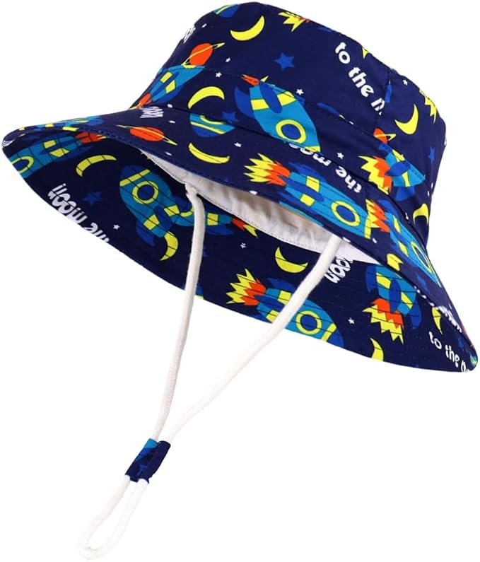 LANGZHEN Sun Protection Hat for Kids Toddler Boys Girls Wide Brim Summer by LANGZHEN