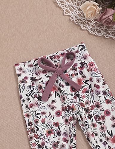 oklady Baby Girl Clothes, Hoodie Tops Floral Pant - Image 6