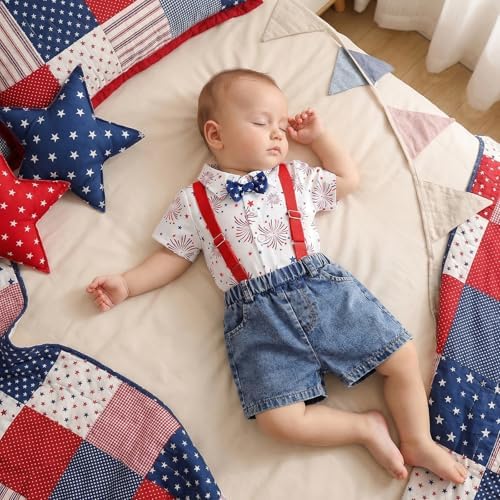 PUHHAPIEY Baby Boy Gentleman Wedding Outfit Dress Romper Suspender Pants | 0 3 - Image 2