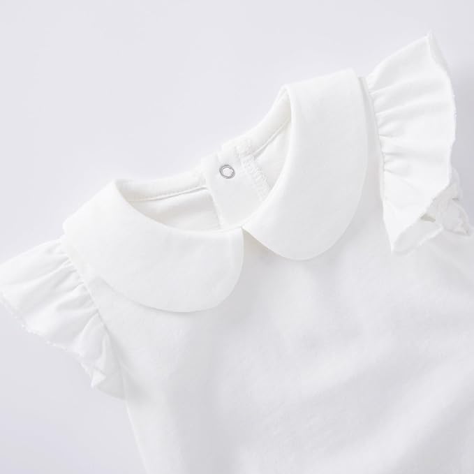 pureborn Baby Romper Bodysuits 2-Pack Unisex Soft Cotton One-Piece Outfit - Image 5
