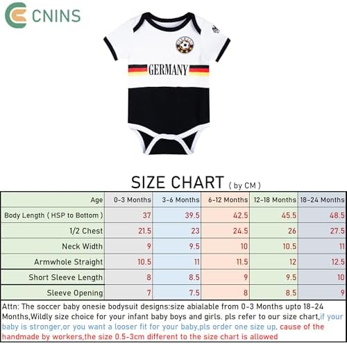Cnins Baby Soccer Shirts, Onesie Jersey & Outfits - Image 4