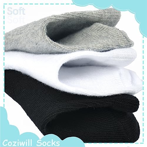 Baby Socks Infant White Crew Socks Baby Girls Soft Newborn Dress Sock Boys - Image 5