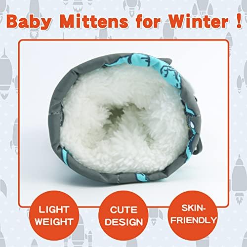 BAVST Toddler Waterproof Mittens Fleece Lined Baby Boys Girls Winter Warm Glove - Image 2
