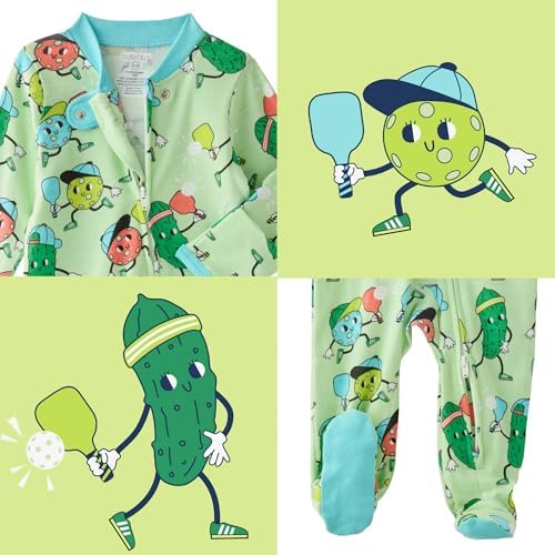 Butterblu Scout Sleep & Play 100% Organic Cotton Footed Zip Front PJs | GOTS - Image 6
