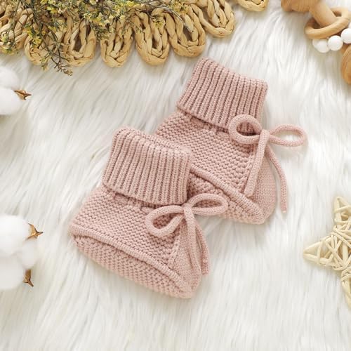 mimixiong Baby Booties Newborn Warm Infant Sock Baby Shoes - Image 6